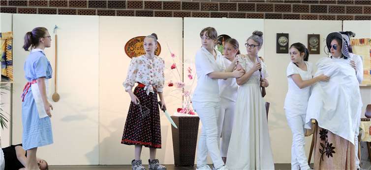 Ein Jahr lang hatten sich die Schülerinnen und Schüler auf das Theaterstück vorbereitet. privat