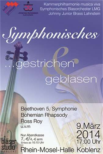 Ein Konzert junger Nachwuchsmusiker in der Rhein-Mosel-Halle.Privat