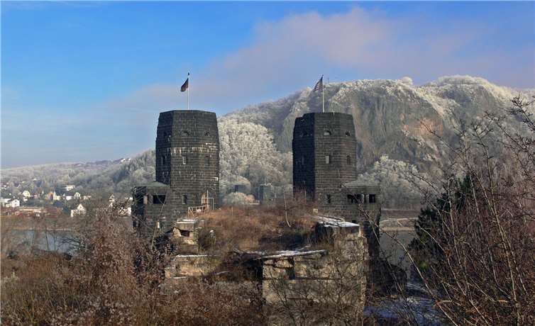 Ein Mahnmal für den Frieden: die Brücke von Remagen.