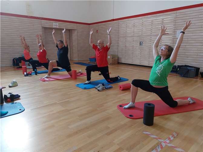 Ein Mitmachprogramm zum Thema: Faszientraining in Theorie und Praxis wurde präsentiert. Foto: privat