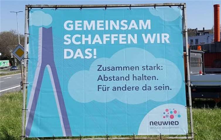Ein Mutmacher für die Neuwieder Bürger.Quelle: Stadtverwaltung