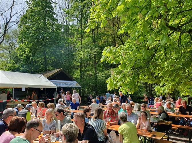 Ein Platz an der Sonne für die Besucher.