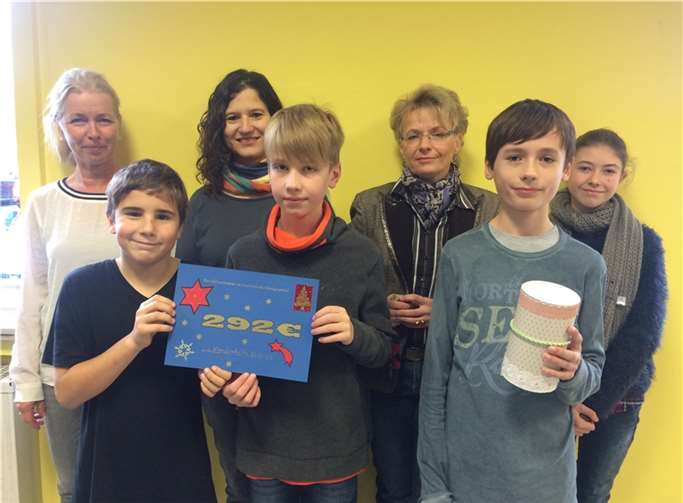 Ein Scheck in Höhe von 292 Euro konnte an die Kinderhilfe Eritrea e.V. übergeben werden.privat