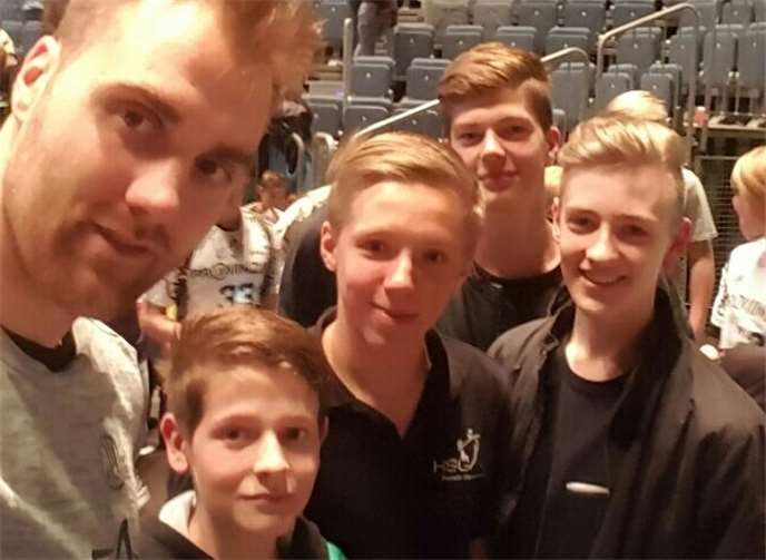 Ein Selfie mit Andi Wolff.privat