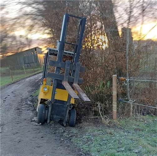 Ein Stapler wurde entwendet.