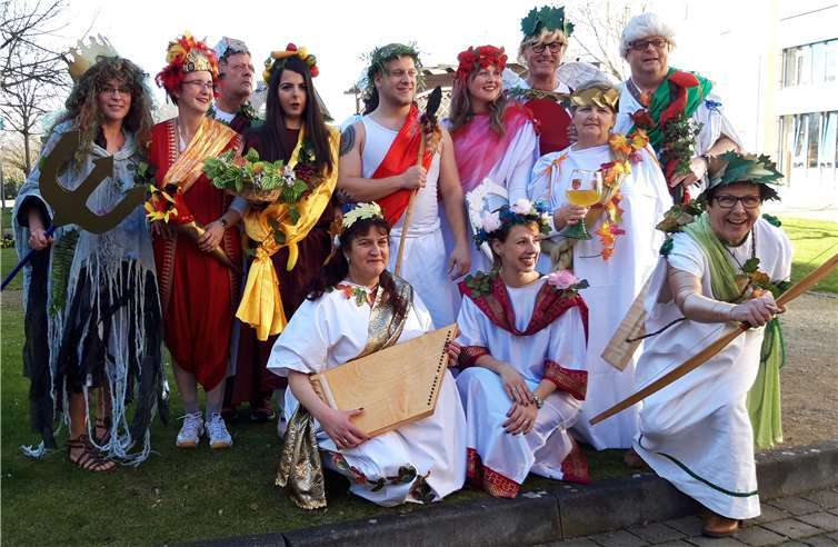 Ein Stelldichein mit der griechischen Antike: Die Götter und Göttinnen der griechischen Mythologie. Fotos: privat