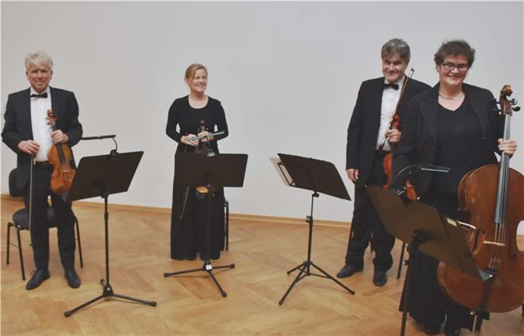 Ein Streichquartett des deutschenÄrzteorchesters sorgte für die musikalische Begleitung.