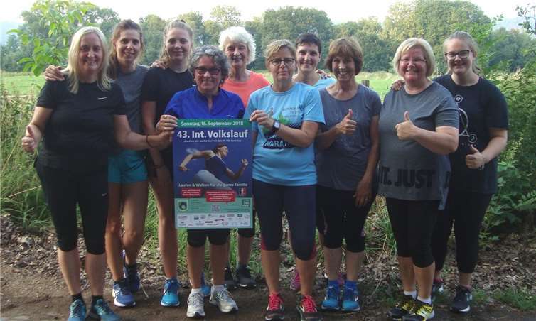 Ein Teil der 2018er Trainingsgruppe mit Anja Schweitzer. Foto: privat