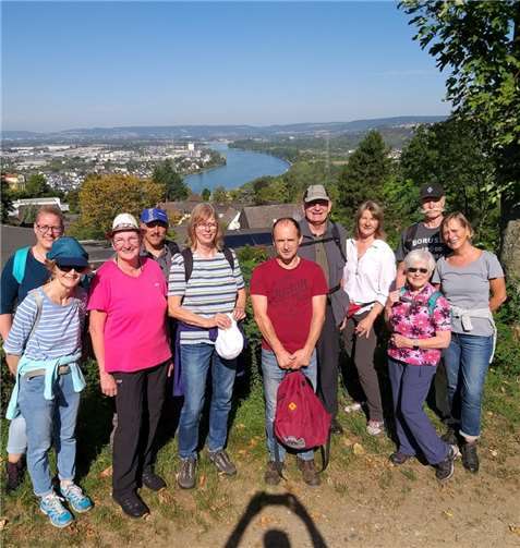 Ein Teil der Gruppe auf dem Weg zum Festungspark. Fotos: privat