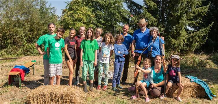 Ein Teil der Gruppe während des Zeltlagers.Andreas Sebald