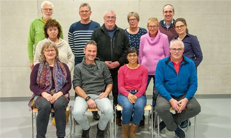 Ein Teil der Kandidaten der FWG St. Katharinen für den Gemeinderat. Foto: privat
