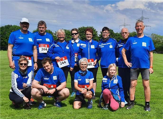Ein Teil der LG’ler vor dem Start auf der Mönchsheide.  Foto: Joachim Massion
