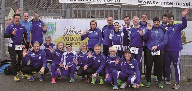 Ein Teil der LG’ler vor dem Start in Kobern-Gondorf.privat