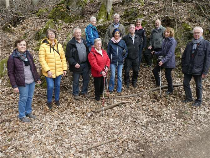 Ein Teil der Wandergruppe.  Foto: Martin Sandmann