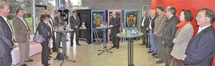 Ein Treffen vom Wirtschaftsforum zu einer Betriebsführung in 2013 bei der Firma NM-Stahlgeräte in Kurtscheid.privat