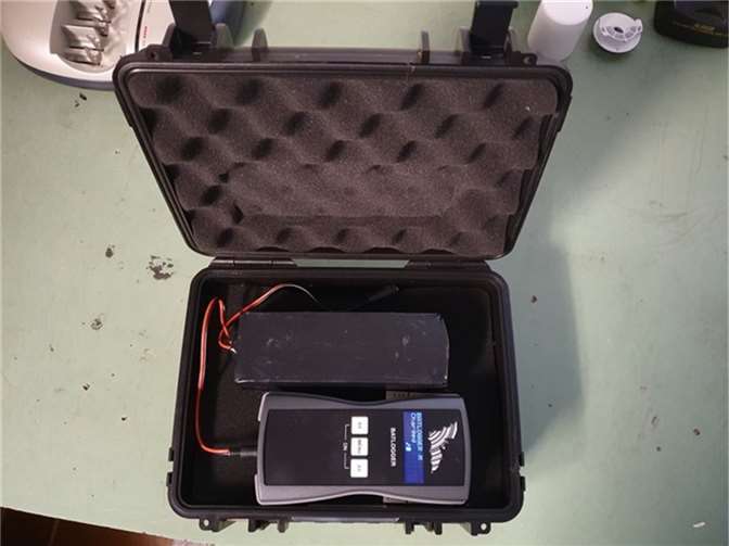 Ein Ultraschallmikrofon des Typs „Batlogger M“.  Foto: Polizei