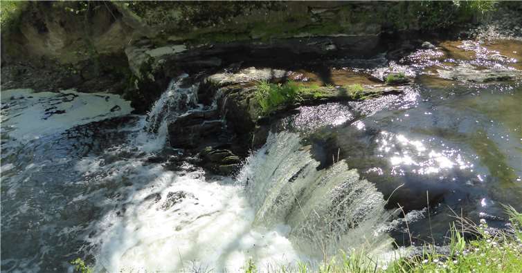 Ein Wasserfall der Nette.Privat
