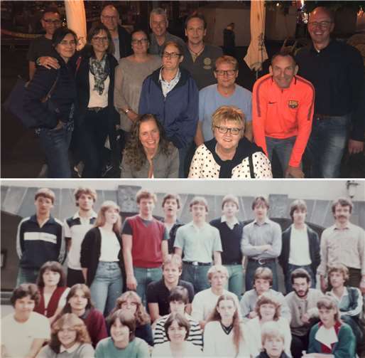 Ein Wiedersehen nach 35 Jahren feierte die Klasse der Handelsschule Mayen. privat