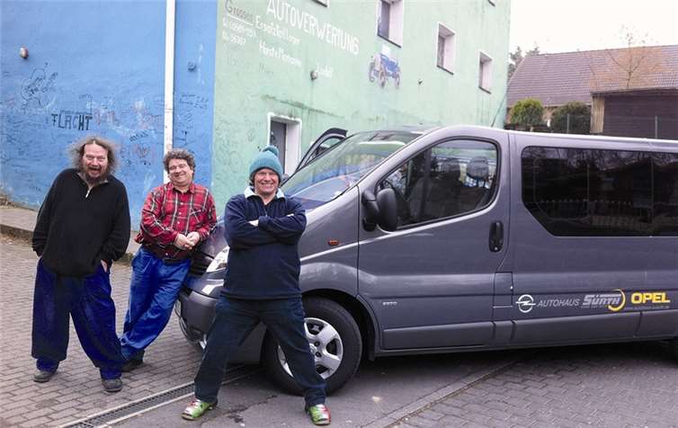 Ein Wochenende lang waren die Ludolfs mit einem Opel Vivaro der Firma Sürth unterwegs.privat