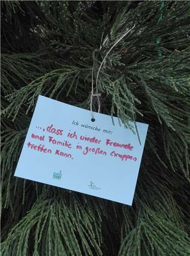 Ein Wunschzettel.