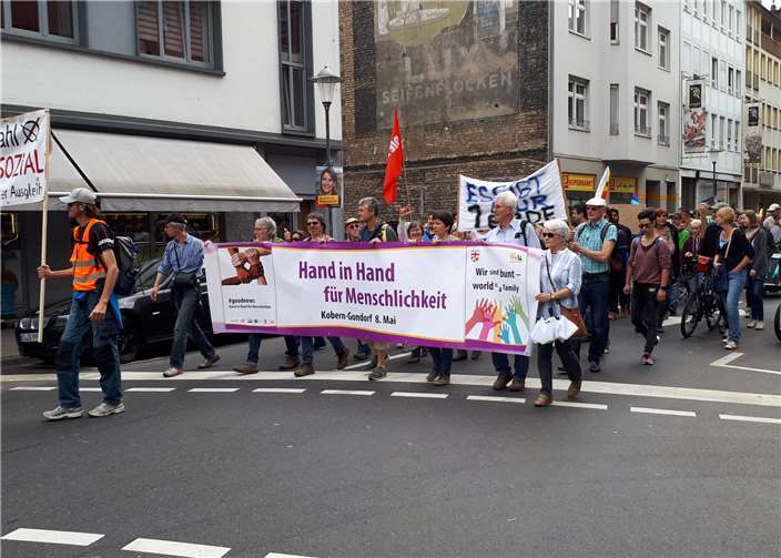Ein Zeichen gegen Hass und Hetze wurde bei der Groß-Demonstration in Koblenz gesetzt. Foto: privat