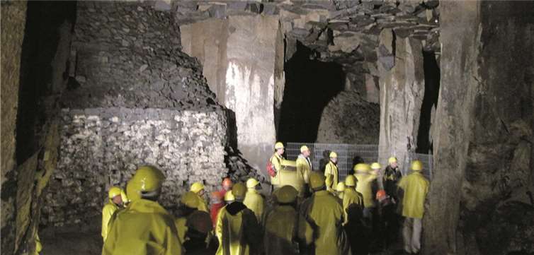 Ein Ziel in diesem Jahr: die Mendiger Unterwelt mit den weitverzweigten Basaltbrüchen. Privat