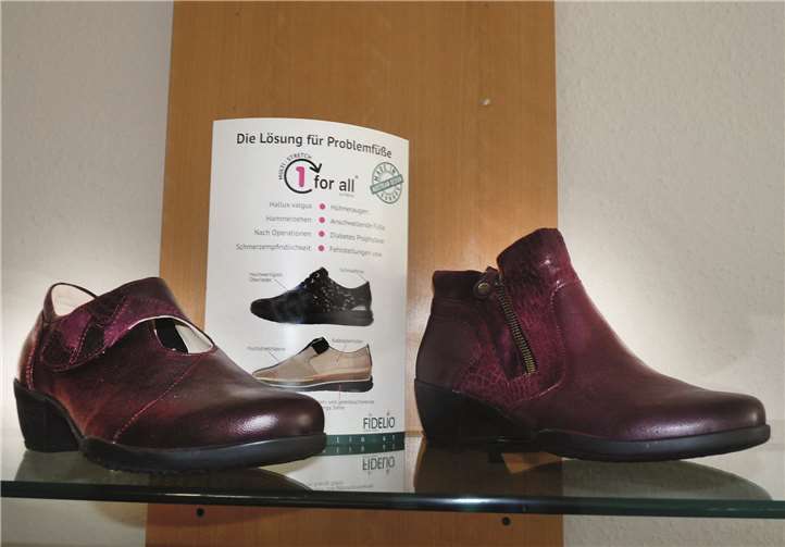 Ein absoluter Renner sind die Fidelio-Schuhe für Problemfüße. FRE