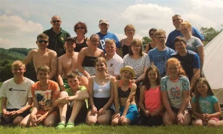 Ein abwechslungsreiches Wochenende verbrachten die Jugendlichen an der luxemburgischen Grenze.privat