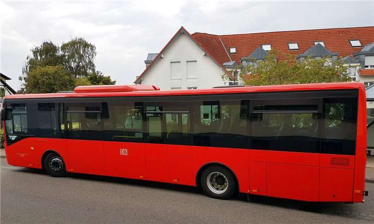 Ein alltägliches Bild: Buslinie 841 ohne Fahrgäste auf der Fahrt durch Oedingen.Privat