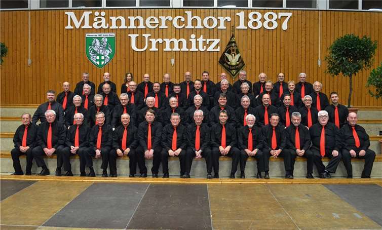 Ein begeisterndes Heimspiel hatte der Männerchor 1887 Urmitz. privat