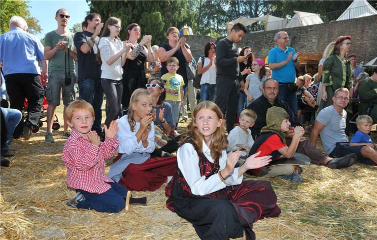 Ein begeistertes Publikum verfolgte die Darbietungen im Sinziger Schlosspark. RASCH