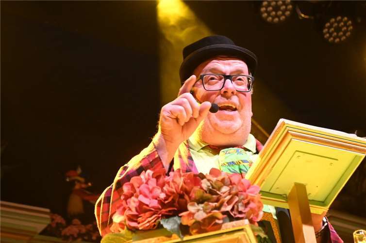 Ein begnadeter Büttenredner: Elferratspräsident Klaus Haag.