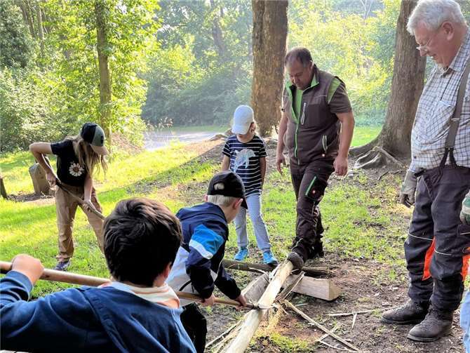 Ein besonderer Erlebnistag fand im Forstbereich Hümmeroth statt. Foto: privat