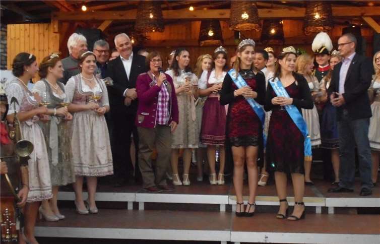 Ein besonderer Gruß galt den Majestäten aus Bourcefranc.