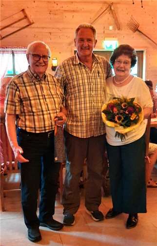 Ein besonderer Moment des Tages war die Ehrung der ältesten Teilnehmer Frau Renate Oettgen und Herr Reiner Oettgen.