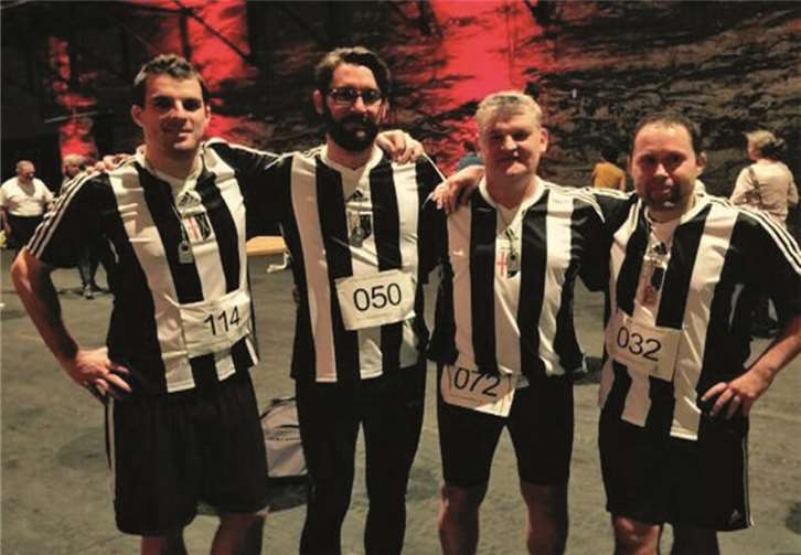 Ein besonderes Event erlebten Rüdiger Stutzke und Jürgen Milde, begleitet von Andre Theis und Stefan Leder, in einem Kalibergwerk.privat