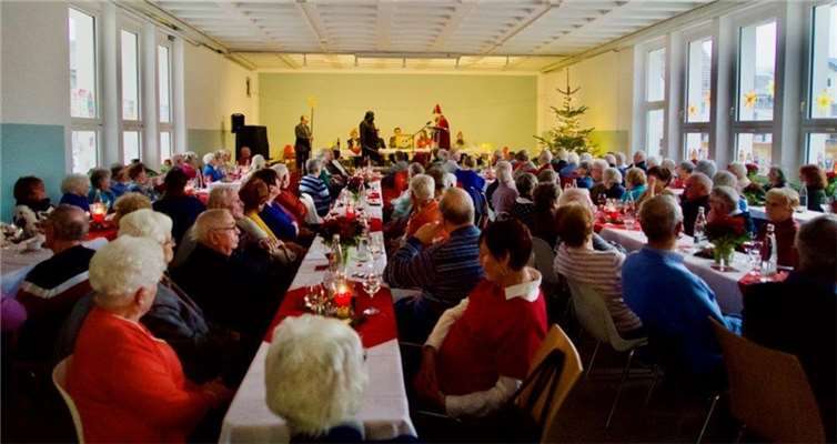 Ein besonderes Highlight der Feier war der Besuch des Nikolaus.  Foto: privat
