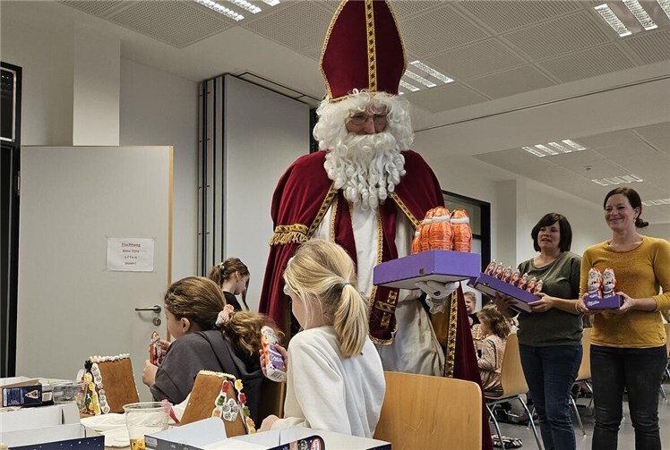Ein besonderes Highlight der Feier war der Besuch des Nikolaus.Foto: privat