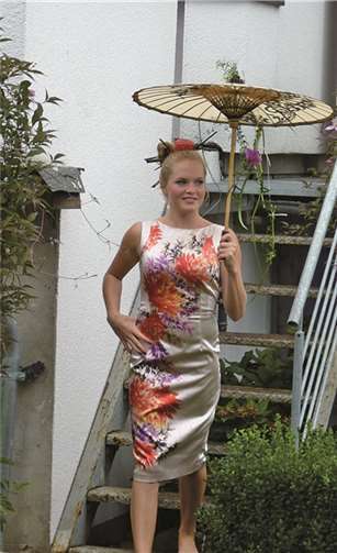 Ein besonderes Highlight war eine florale Modenschau, organisiert von Floristmeisterin Maria Blum und ihrem Team. BV