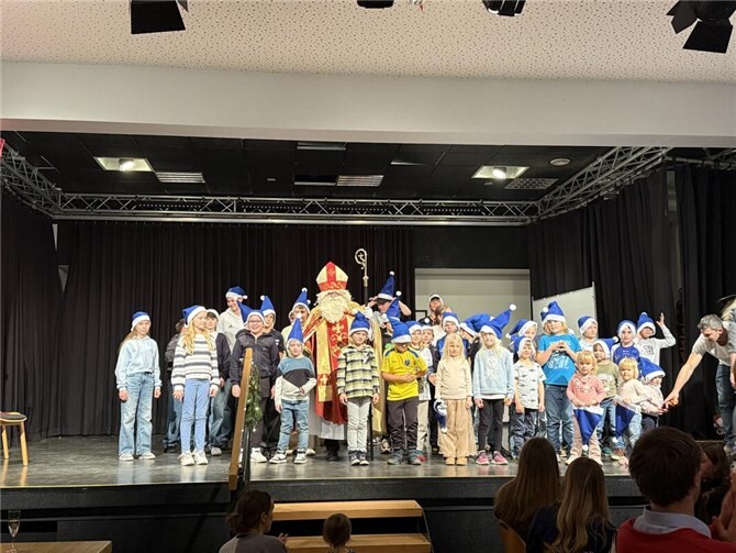 Ein besonders magischer Moment zum Abschluss war der Besuch des Nikolaus.  Foto: privat