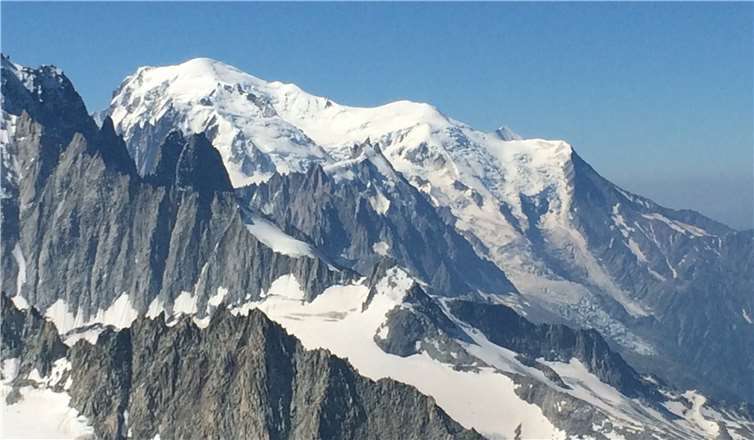 Ein bezaubernder Anblick: Der Mont Blanc.privat