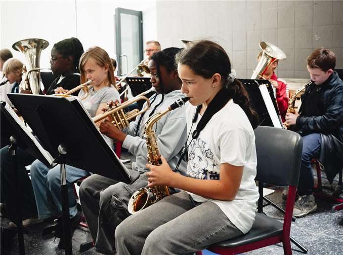 Kleines Sommerkonzert Ein breites Spektrum an Spielstücken hatten die beiden Klassen in ihrem Programm.  Foto: privat