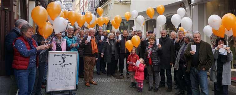 Ein buntes Bild ging von der Rheinstraße aus. STUKO
