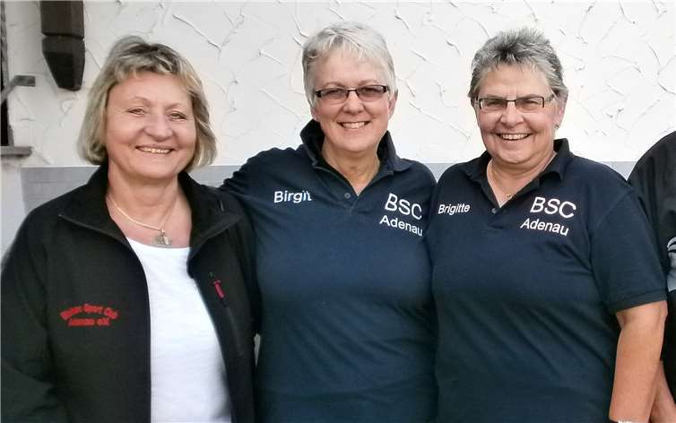 Ein dreifacher BSC-Sieg gelang Rosemarie Marzi, Birgit Becker und Brigitte Arenz.privat