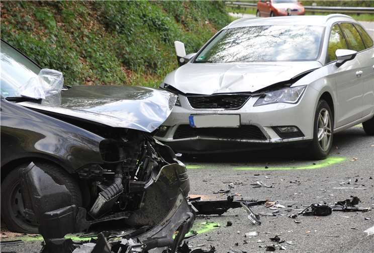 Schwerverletzte nach Frontalcrash 