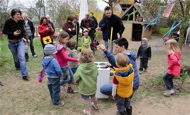 Ein erfolgreicher Tag der offenen Tür im Kindergarten Pusteblume. privat