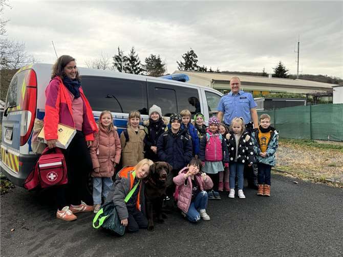Ein erlebnisreicher Tag für die Erstklässler.  Foto: Klieburgschule Wassenach