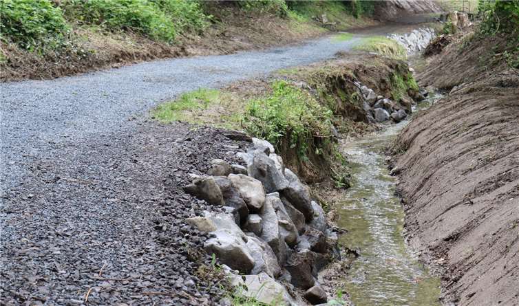 Ein erster Blick auf den instand gesetzten St.-Josefs-Pfad.