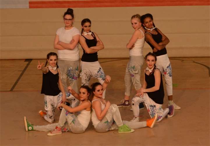 Ein etwas anderer Schullaltag zeigten die Mädels vom TV Urbar.