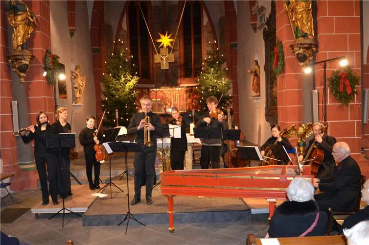 Ein feinsinniges musikalisches Feuerwerk bot das Ensemble „Musici di Sayn“ in der Abteikirche Sayn. Foto: E.T. Müller